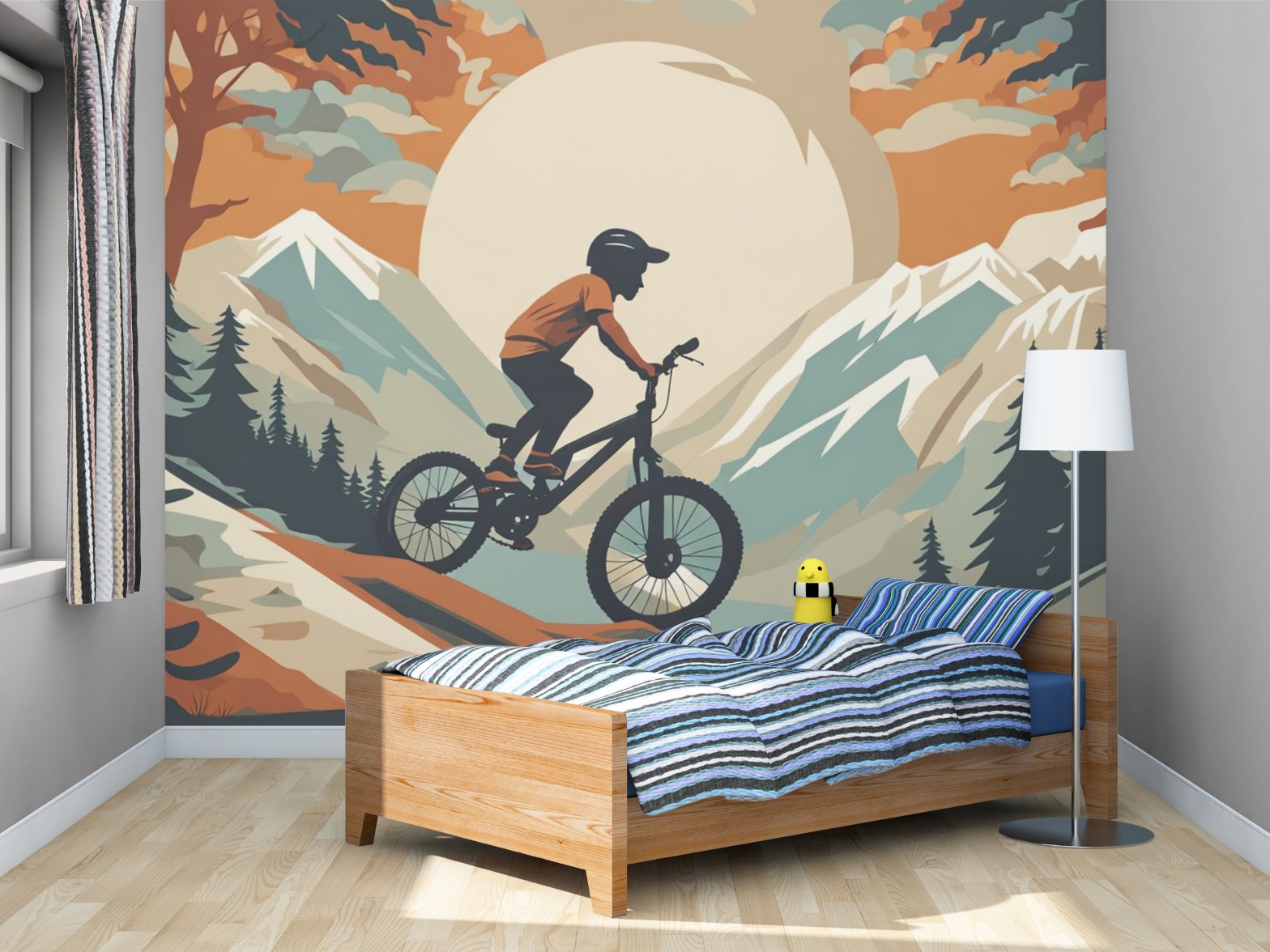 Hand-painted children's nursery wall mural themes by Impresa Wall