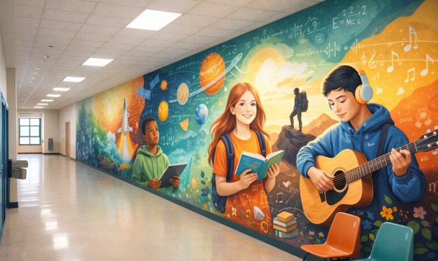 Custom wall murals for Schools and Kindergartens