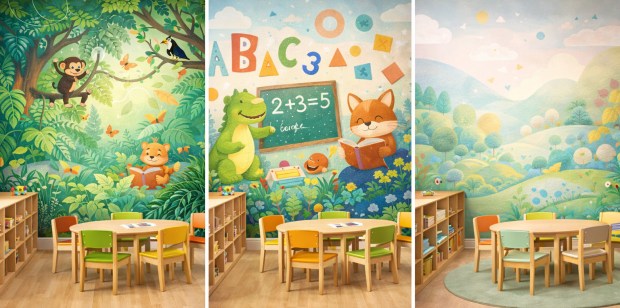 Popular Mural Ideas for Educational Spaces