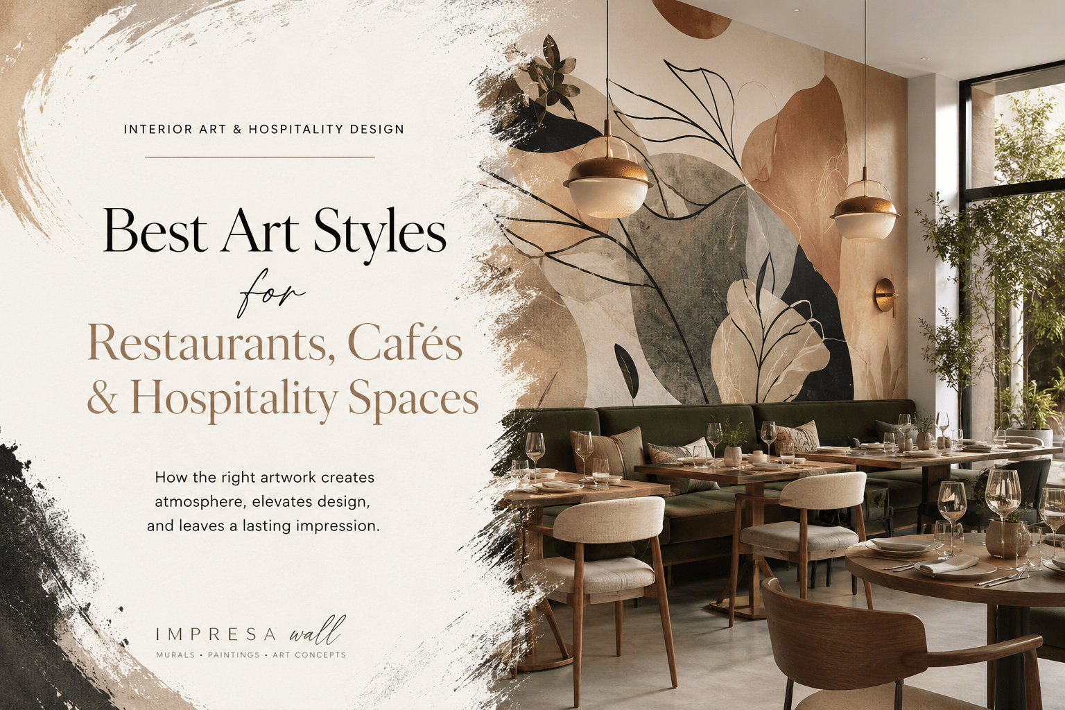 Best Art Styles for Restaurants, Cafés & Hospitality Spaces