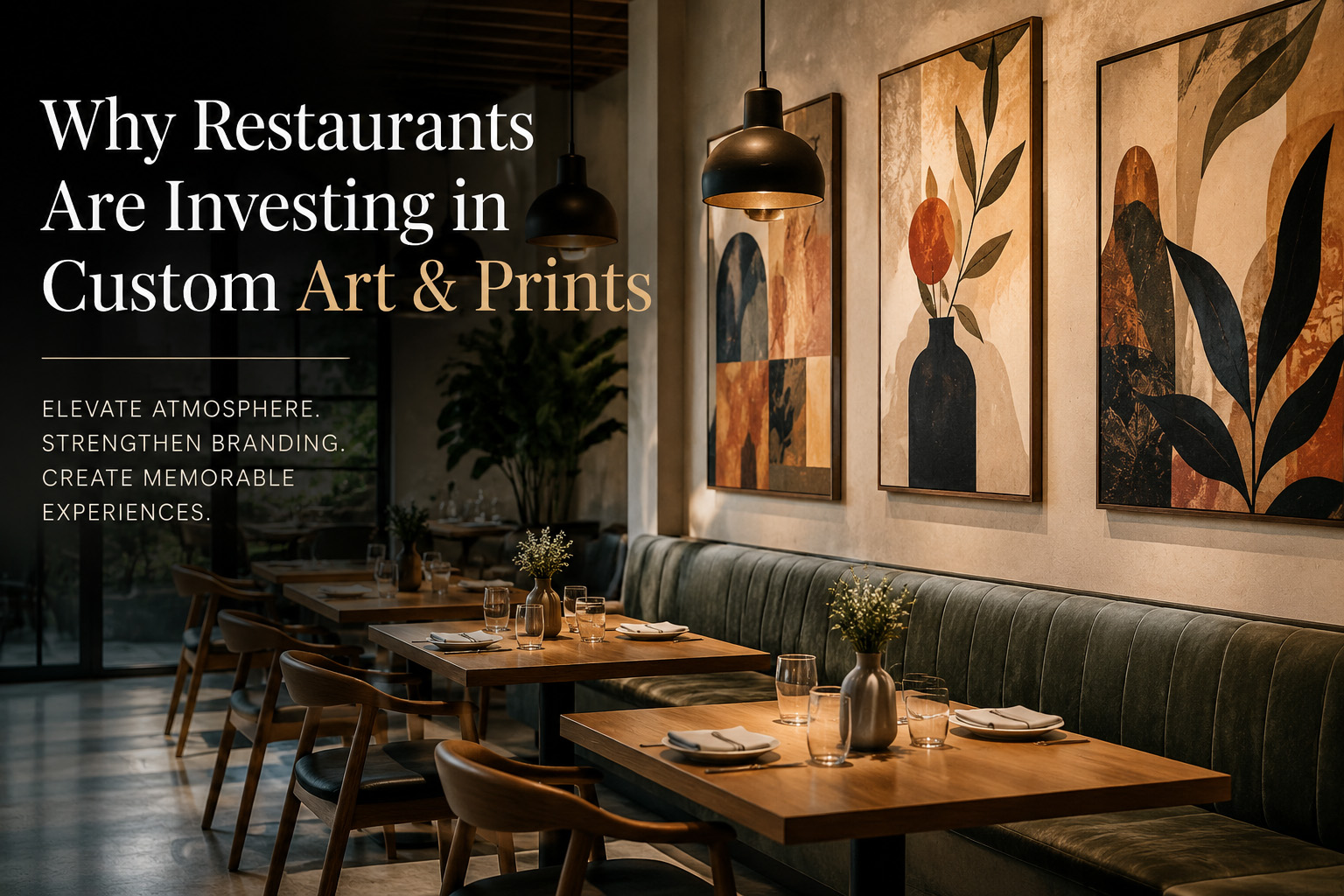 Why Restaurants Are Investing in Custom Art & Prints
